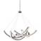 George Kovacs Swing Time 30" Wide Brushed Silver LED Chandelier