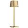 George Kovacs Task Portables 15" High Modern LED Soft Brass Lamp