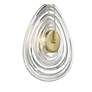 2_George Kovacs Topknot 1-Light LED Black and Brushed Gold Wall Sconce more views
