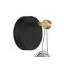 7_George Kovacs Topknot 1-Light LED Black and Brushed Gold Wall Sconce more views