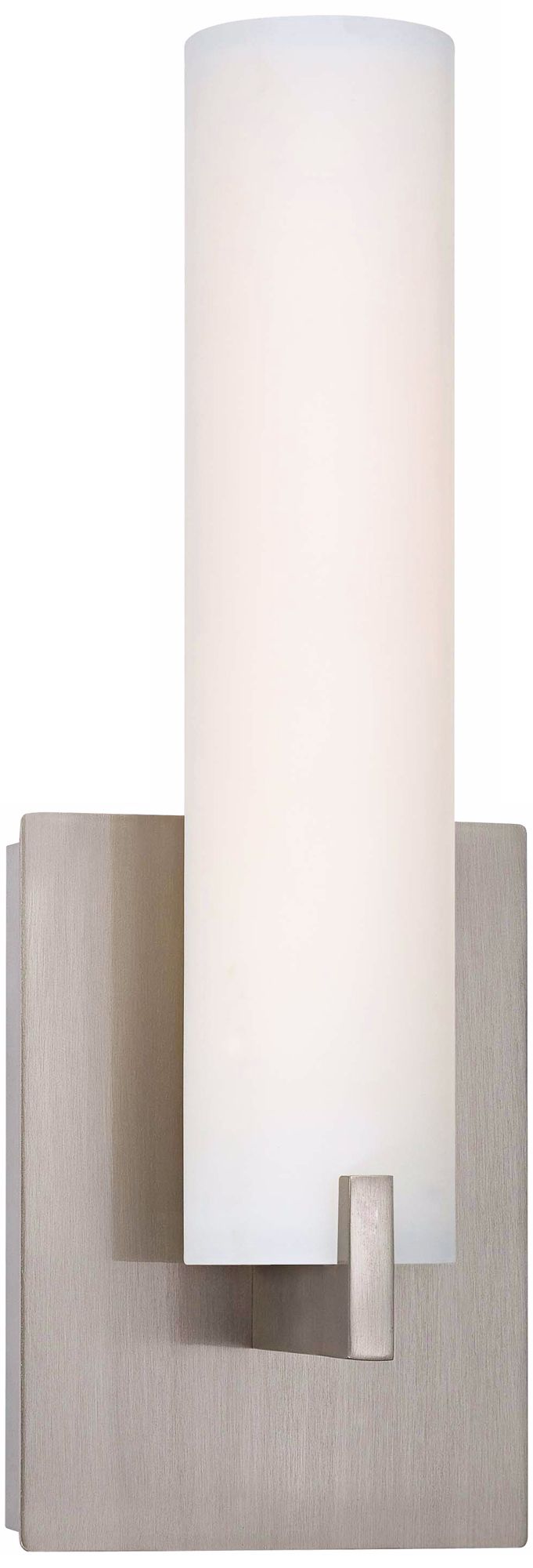 Image 2 George Kovacs Tube 1-Light LED Brushed nickel Wall Sconce