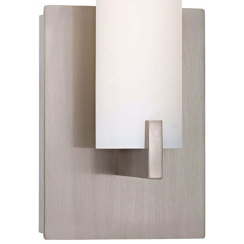 Image 4 George Kovacs Tube 1-Light LED Brushed nickel Wall Sconce more views