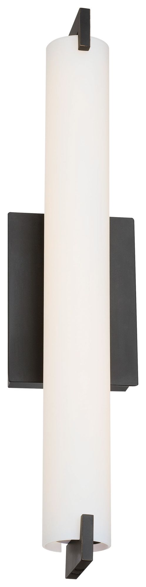 Image 2 George Kovacs Tube 1-Light LED Dark Restoration Bronze Bath more views