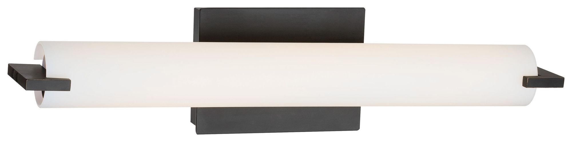 Image 4 George Kovacs Tube 1-Light LED Dark Restoration Bronze Bath more views