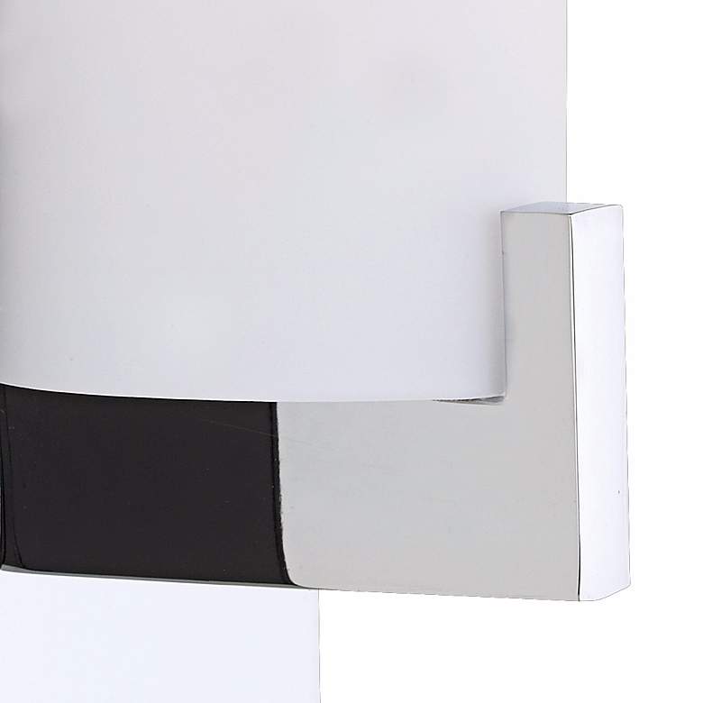 Image 6 George Kovacs Tube 13 1/4" High Chrome ADA Wall Sconce more views