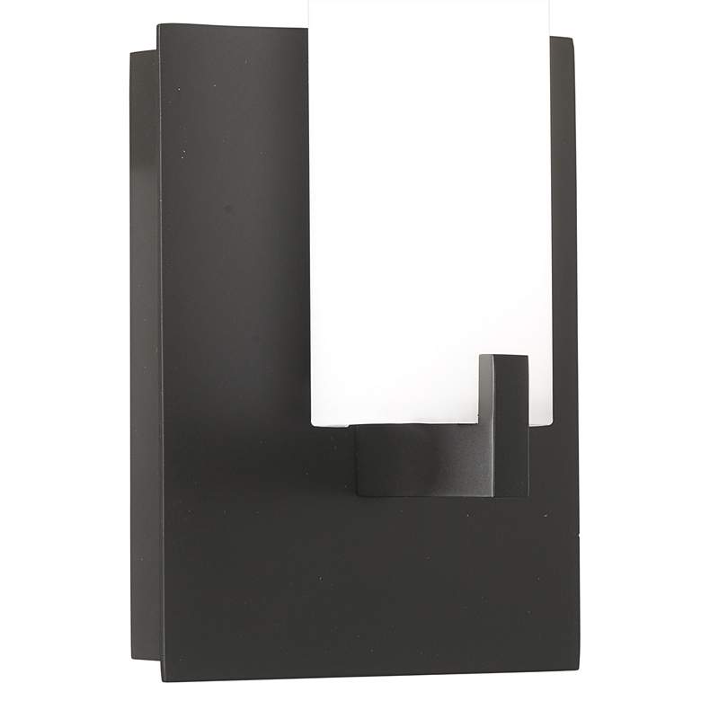Image 3 George Kovacs Tube 13 1/4" High Coal LED Wall Sconce more views