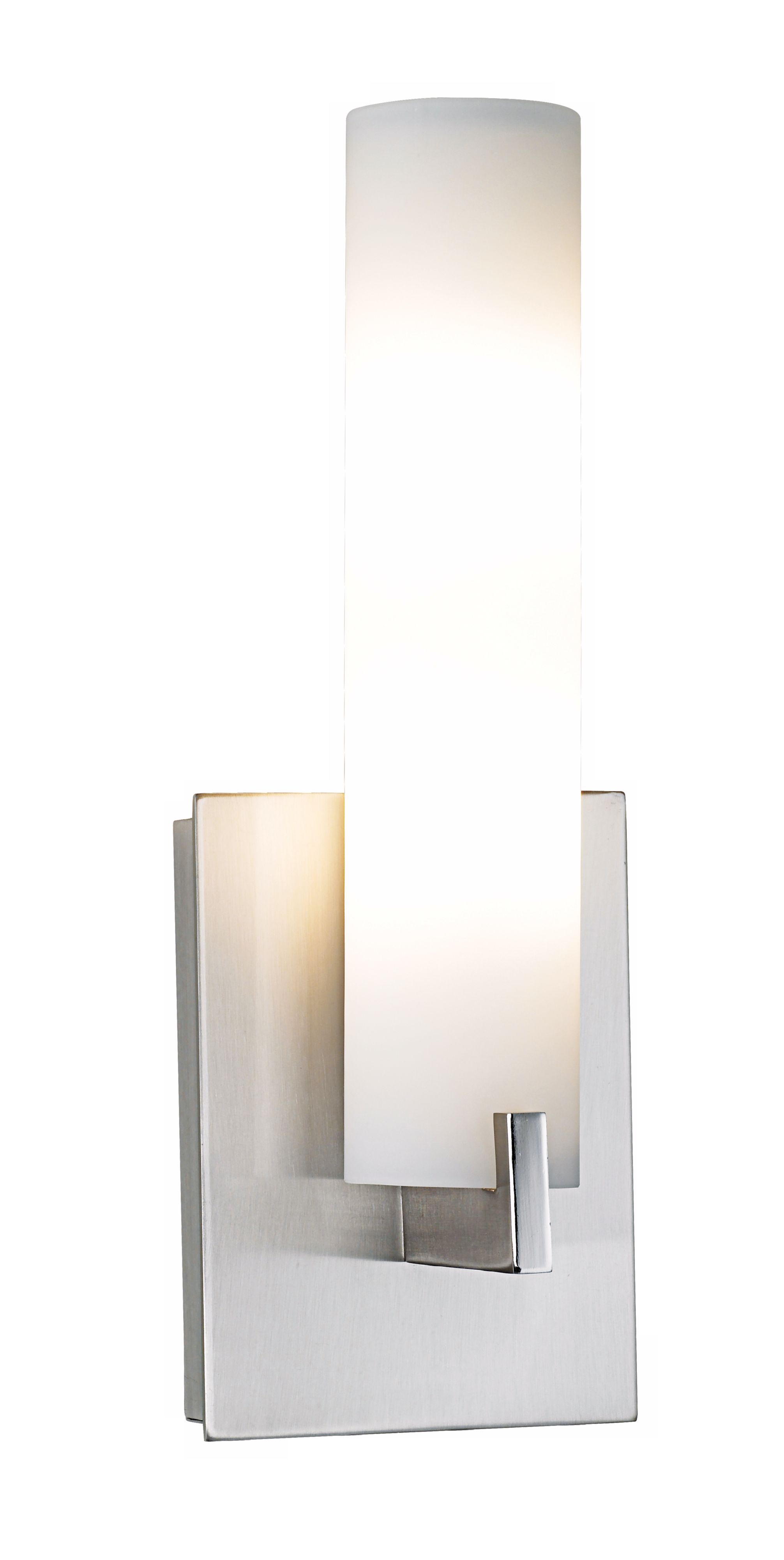 George Kovacs Tube 2-Light Brushed Nickel Wall Sconce