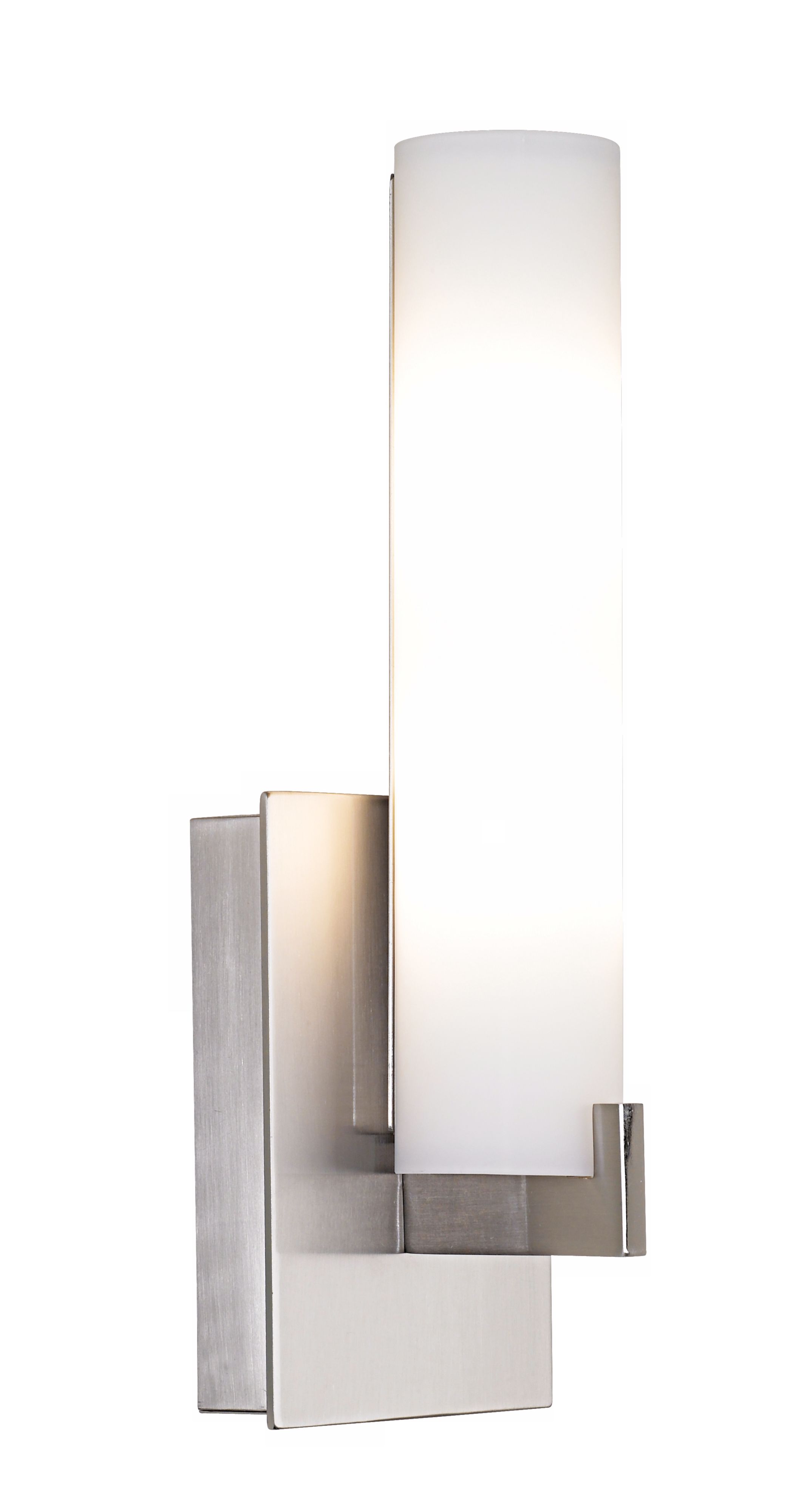 Image 4 George Kovacs Tube 2-Light Brushed Nickel Wall Sconce more views