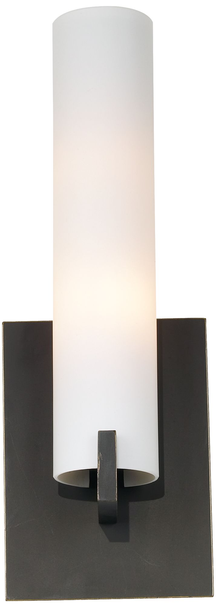 Image 5 George Kovacs Tube 2-Light Dark Restoration Bronze Wall Sconce Bath more views