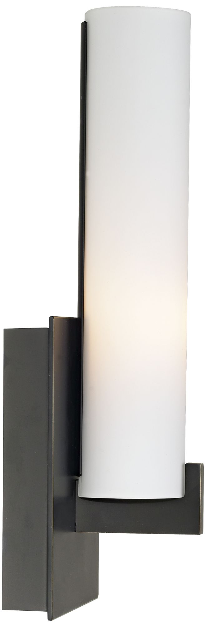 Image 7 George Kovacs Tube 2-Light Dark Restoration Bronze Wall Sconce Bath more views