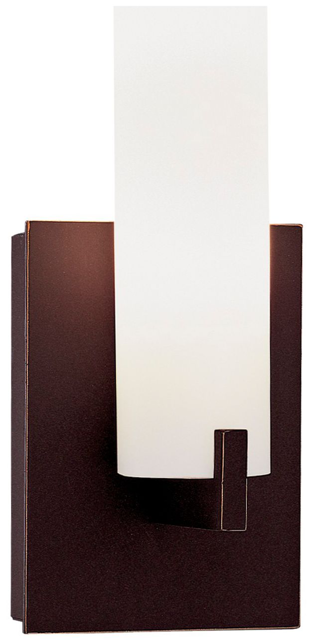 George Kovacs Tube 2-Light Dark Restoration Bronze Wall Sconce Bath in scene