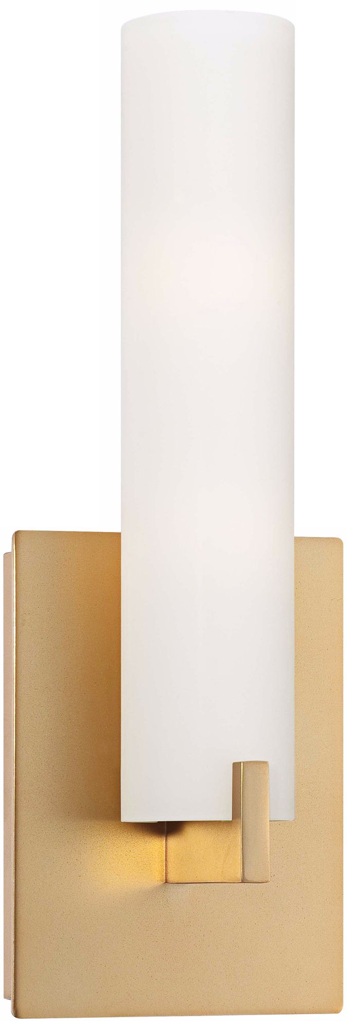 George Kovacs Tube 2-Light Honey Gold Wall Sconce