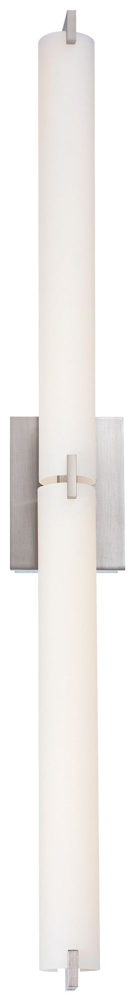 Image 4 George Kovacs Tube 2-Light LED Brushed Nickel Bath more views