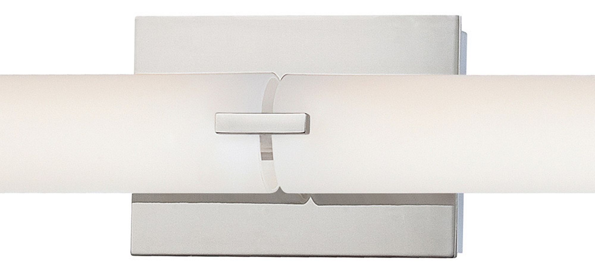 George Kovacs Tube 2-Light LED Chrome Bath in scene
