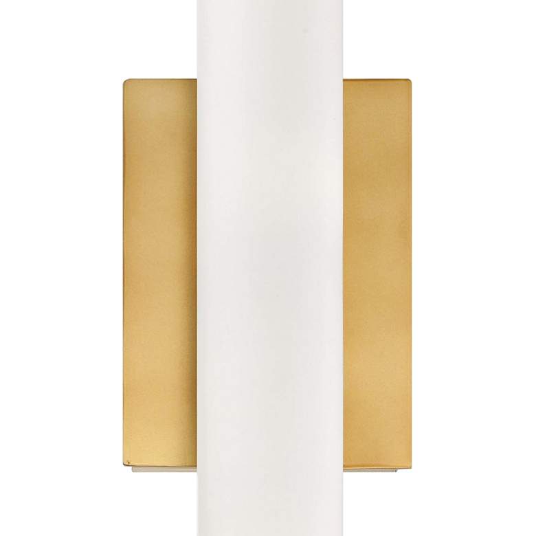 Image 3 George Kovacs Tube 20 1/2 inch High Honey Gold LED Wall Sconce more views