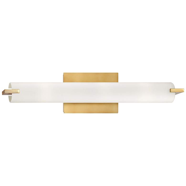 Image 4 George Kovacs Tube 20 1/2" High Honey Gold LED Wall Sconce more views
