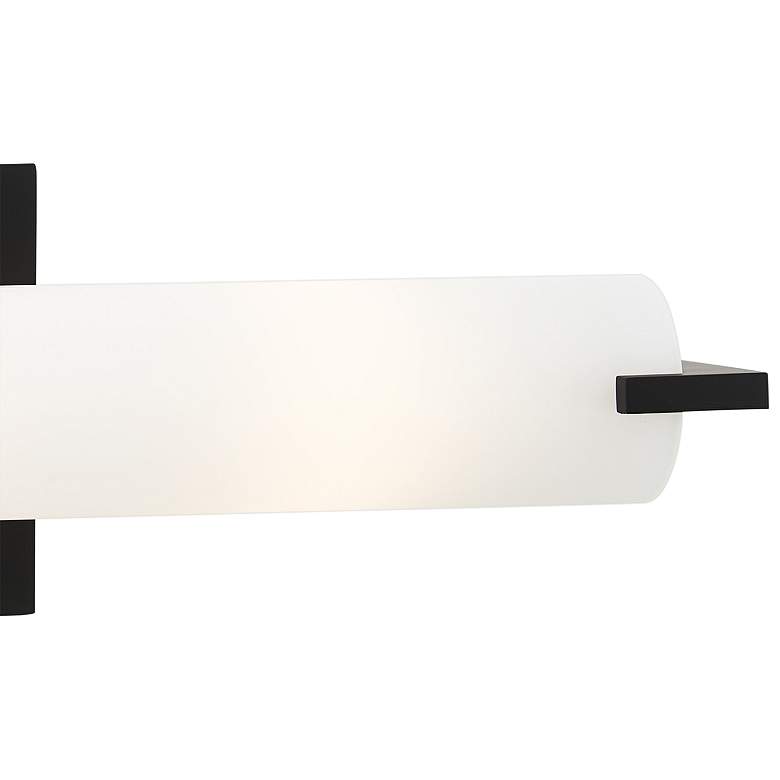 Image 2 George Kovacs Tube 20 1/2" Wide Coal Black Bathroom Vanity Light more views