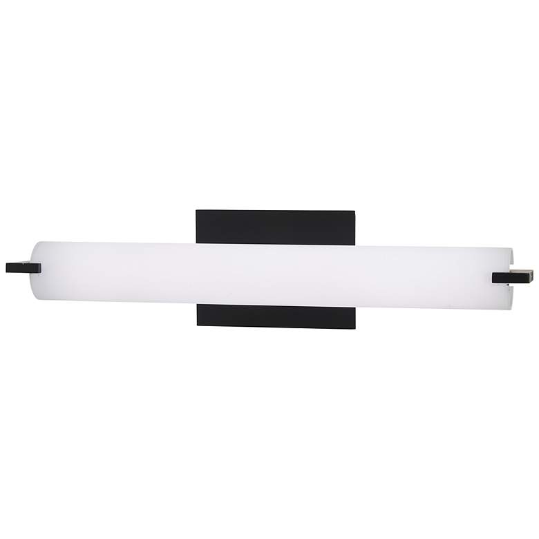 Image 1 George Kovacs Tube 20 1/2" Wide Coal Modern LED Bathroom Vanity Light