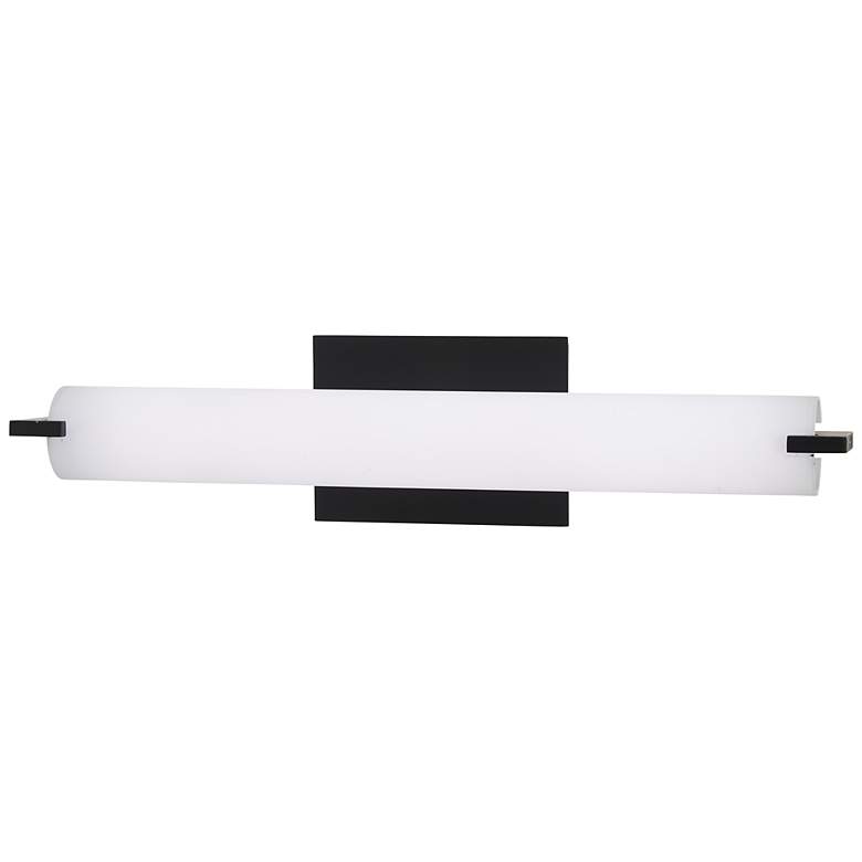 Image 1 George Kovacs Tube 20 1/2 inch Wide Coal Modern LED Bathroom Vanity Light