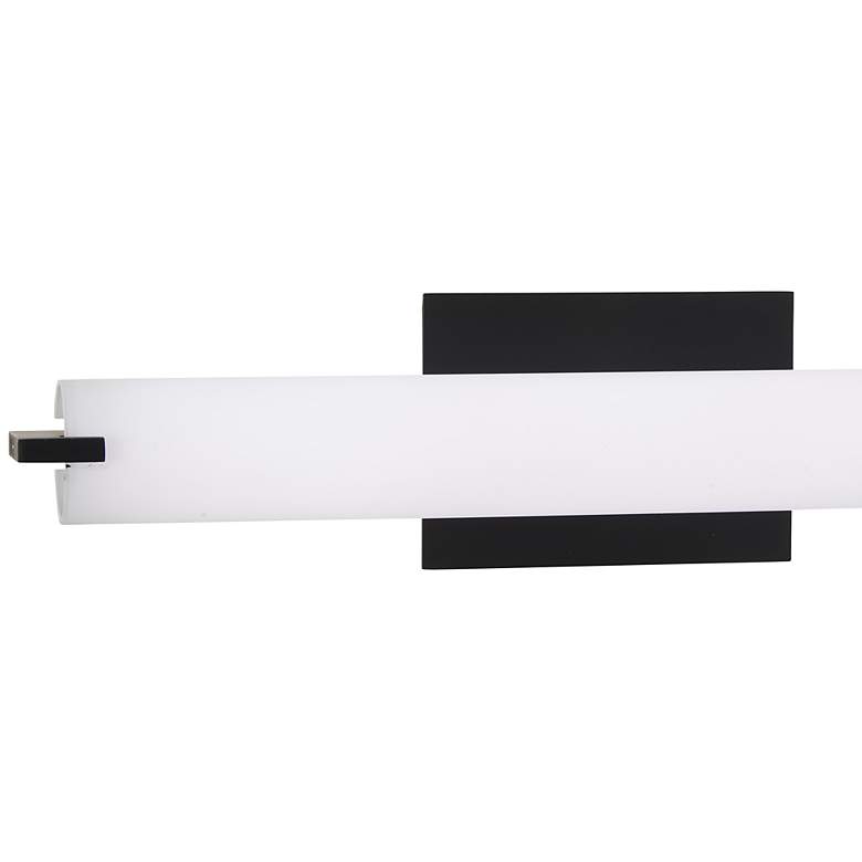 Image 2 George Kovacs Tube 20 1/2 inch Wide Coal Modern LED Bathroom Vanity Light more views