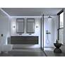 5_George Kovacs Tube 20 1/2" Wide Coal Modern LED Bathroom Vanity Light more views