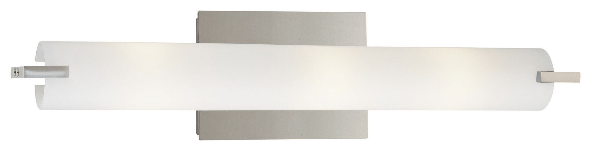 George Kovacs Tube 3-Light Chrome Bath Light in scene