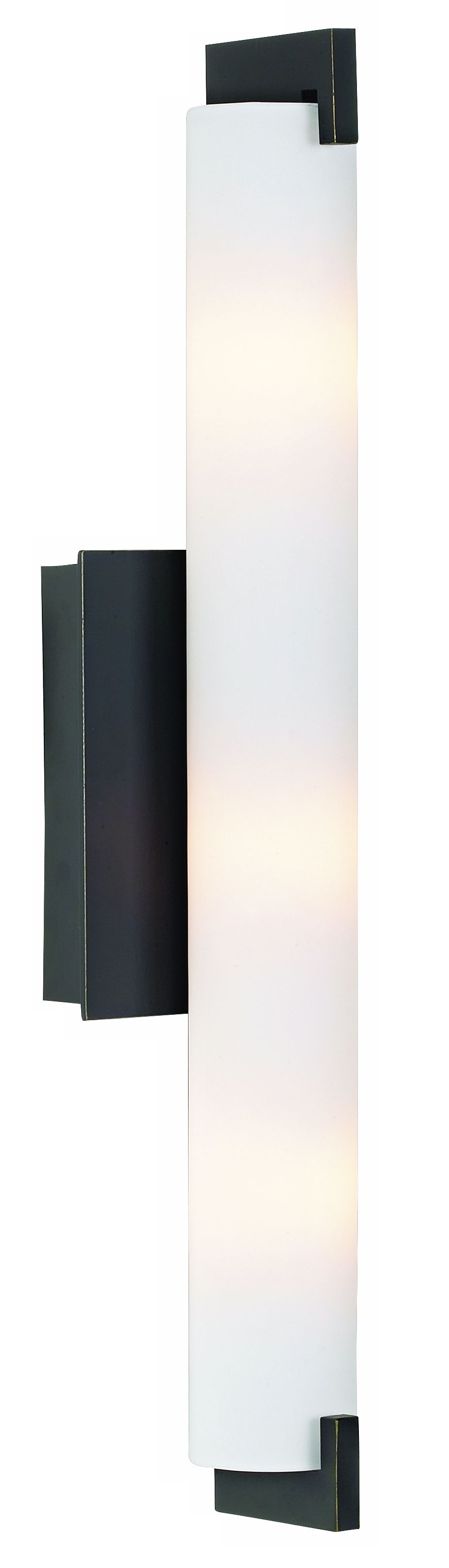 Image 3 George Kovacs Tube 3-Light Dark Restoration Bronze Bath more views