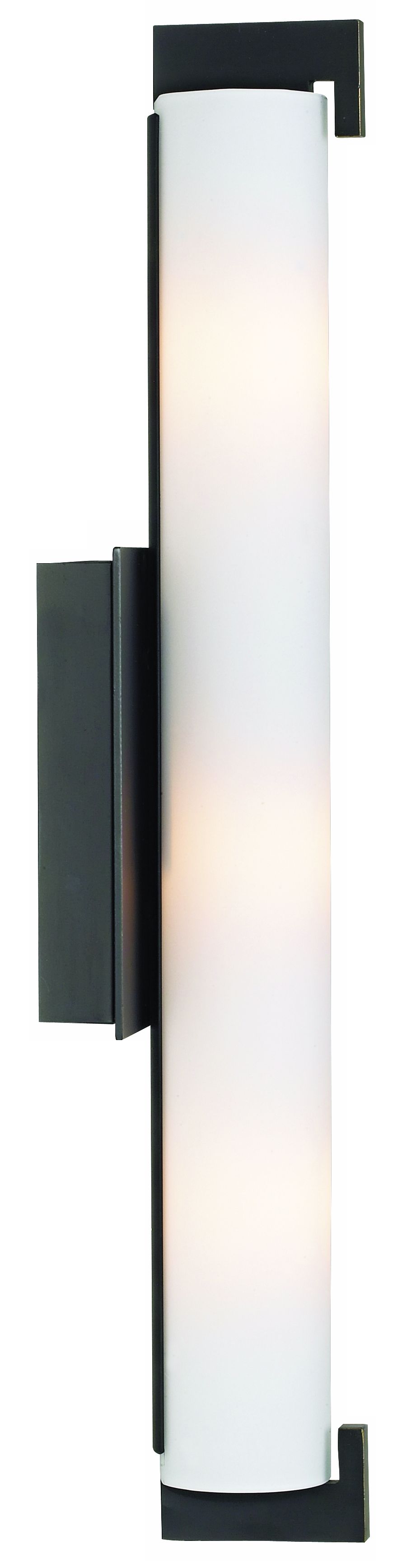 Image 4 George Kovacs Tube 3-Light Dark Restoration Bronze Bath more views