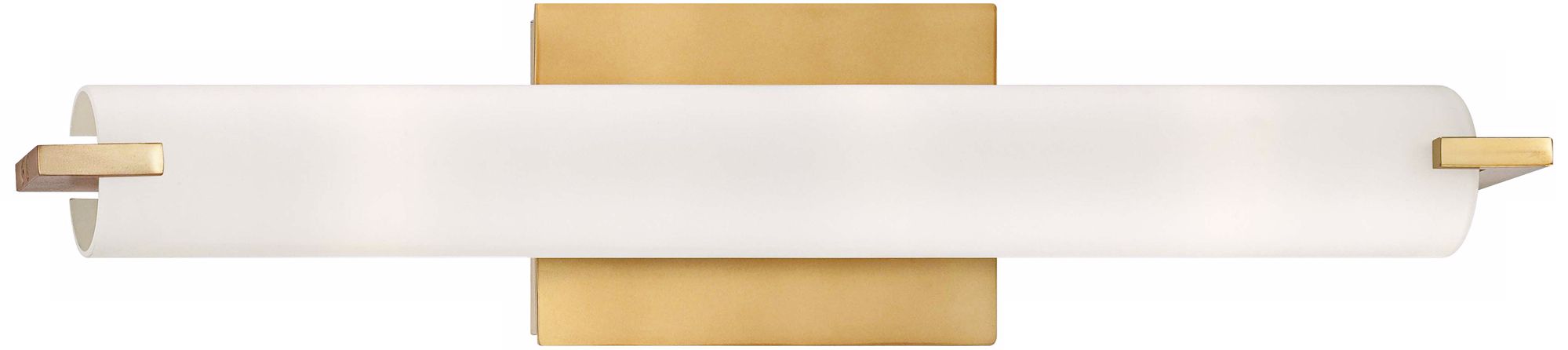Image 3 George Kovacs Tube 3-Light Honey Gold Wall Sconce