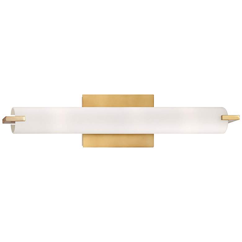 Image 3 George Kovacs Tube Gold 20 1/2" Wide Bathroom Vanity Light