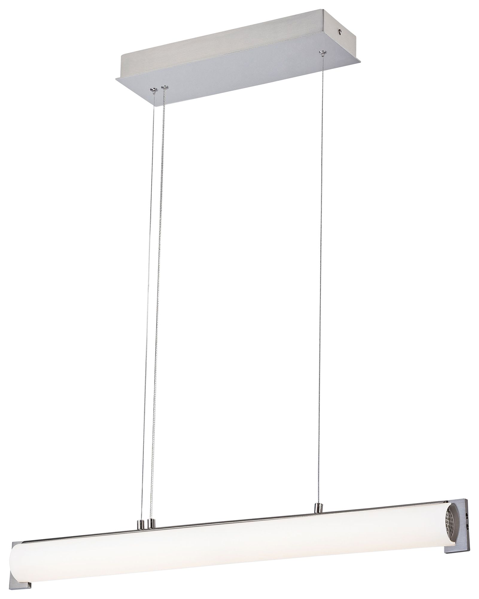 Image 4 George Kovacs Tube LED Brushed Nickel Island Chandelier more views