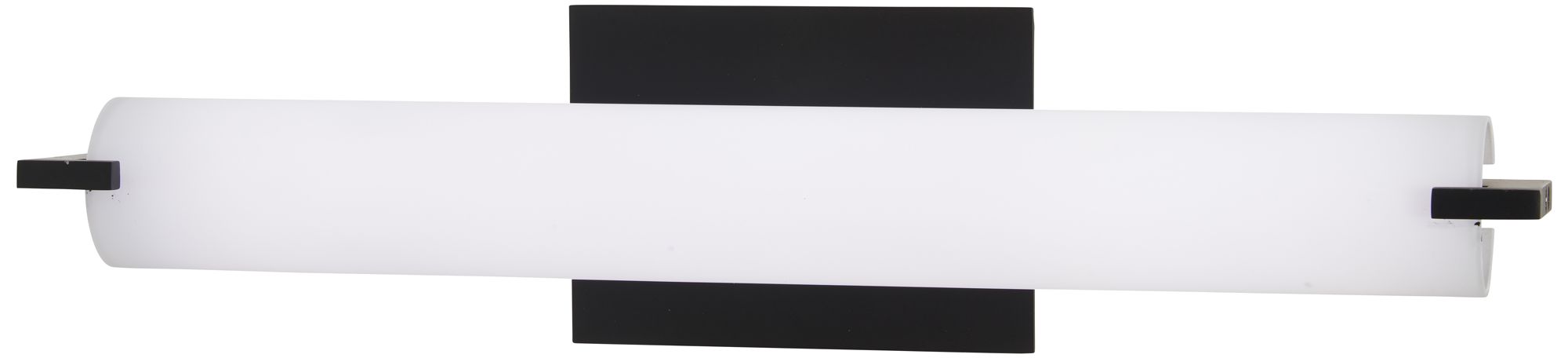 George Kovacs Tube LED Coal Black Vanity Bath Light