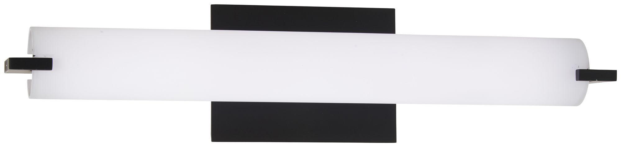 George Kovacs Tube LED Coal Black Vanity Bath Light