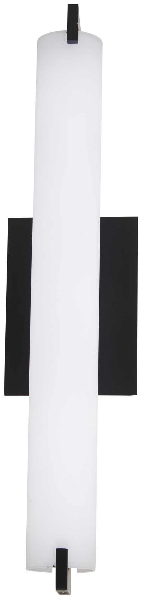George Kovacs Tube LED Coal Black Vanity Bath Light