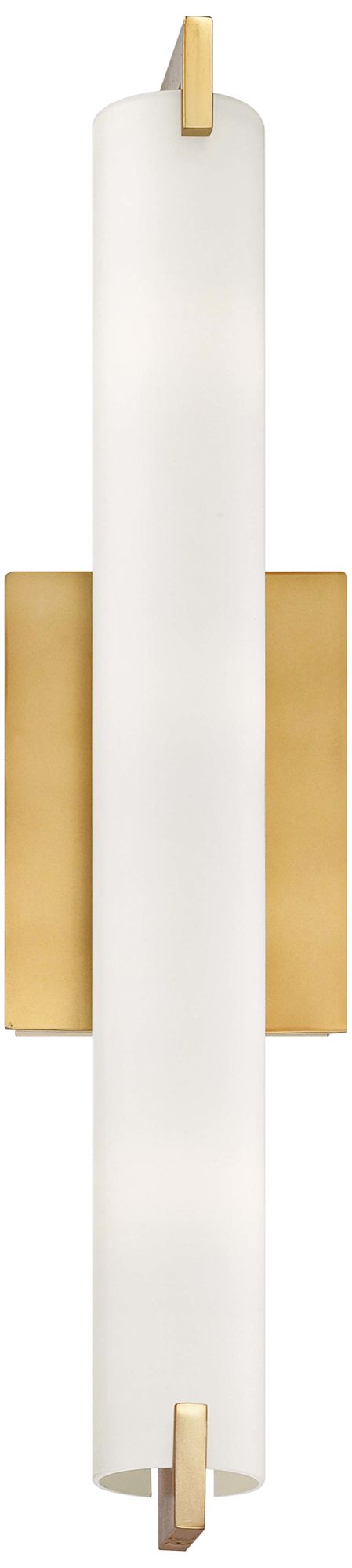 Image 2 George Kovacs Tube LED Honey Gold Wall Sconce