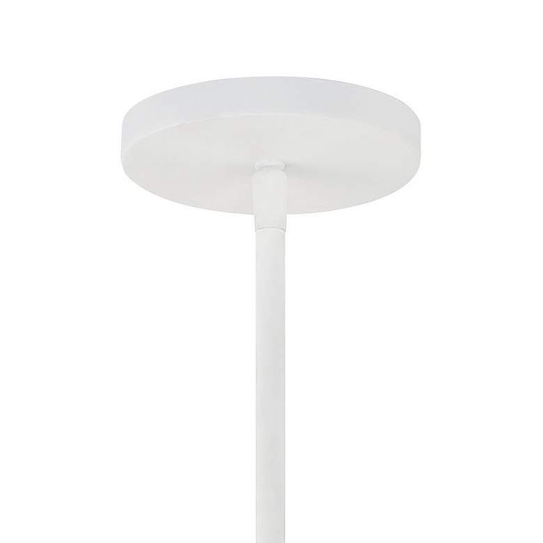 Image 3 George Kovacs Tubular 5-Light Matte White and Honey Gold Chandelier more views
