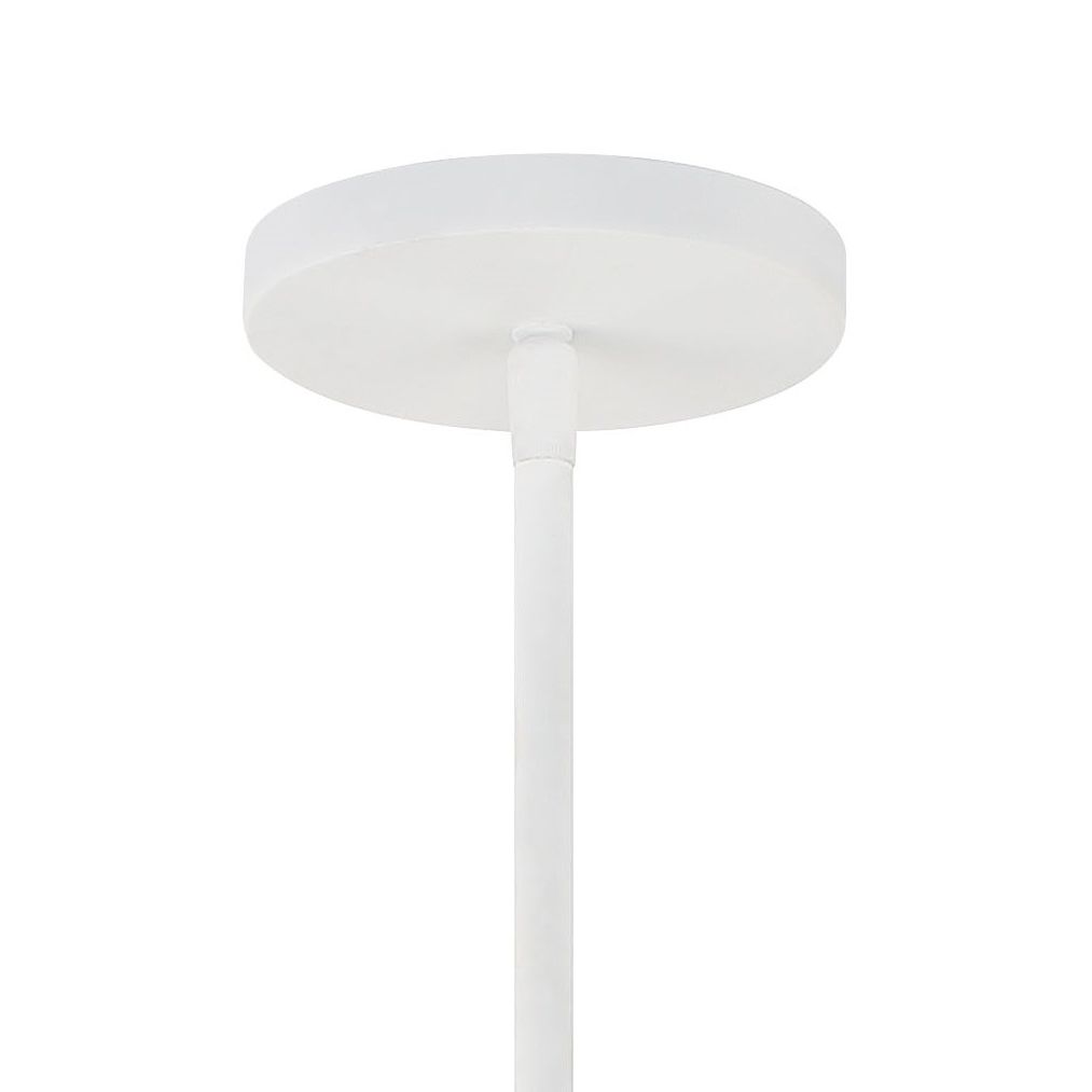 Thumbnail3 of George Kovacs Tubular LED 24-in White and Honey Gold Chandelier with Shades more views