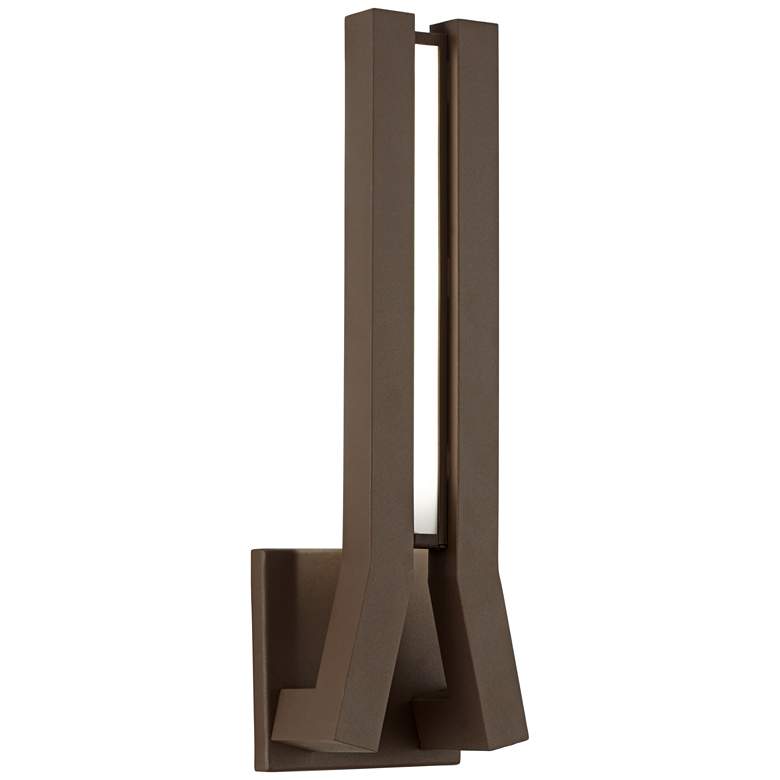 Image 2 George Kovacs Tune 16" High Sand LED Outdoor Wall Light