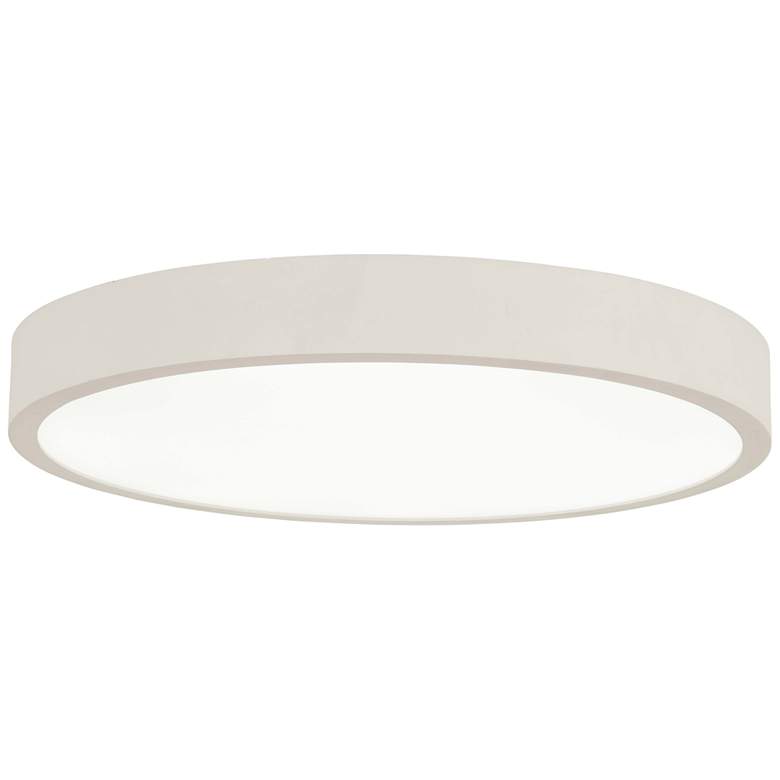 Image 1 George Kovacs Ugo 28 1/2 inch Wide Sand White LED Ceiling Light