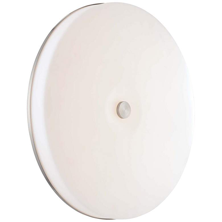Image 1 George Kovacs Uho 15" Wide Nickel Wall Sconce Ceiling Light