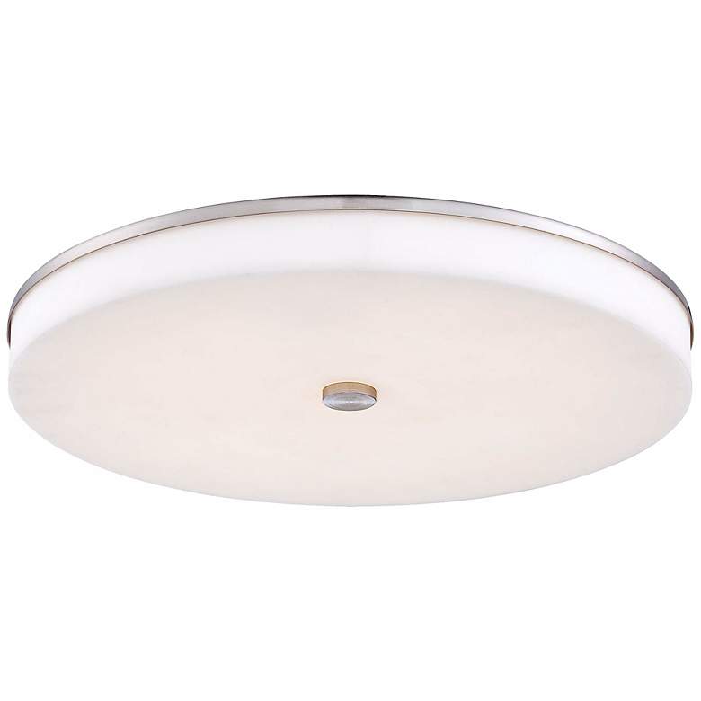 Image 2 George Kovacs Uho 15 inch Wide Nickel Wall Sconce Ceiling Light more views