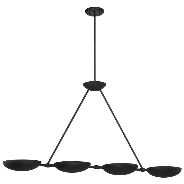 Image 1 George Kovacs Undertas 4-Light Iron Ore Island Chandelier