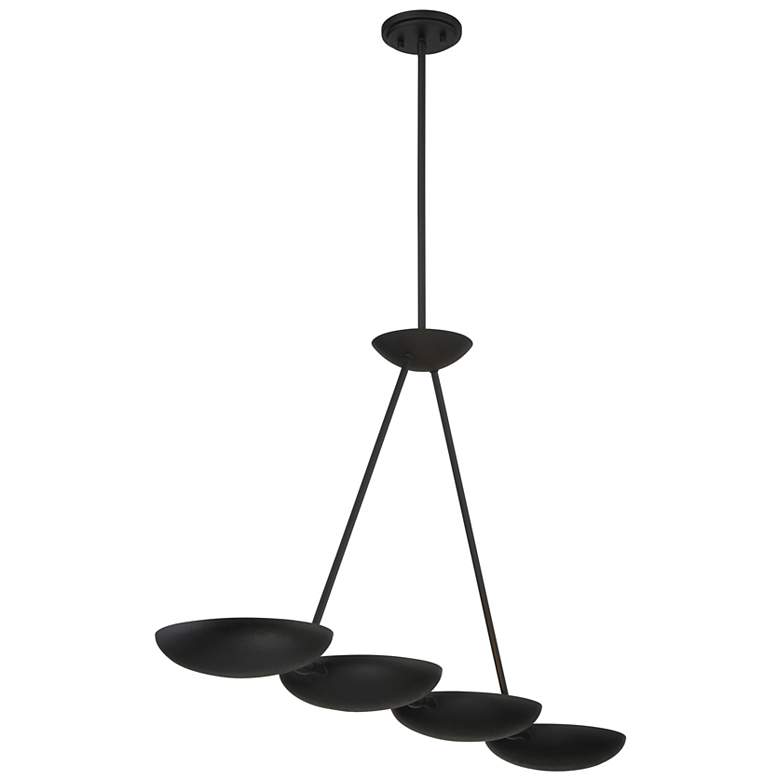 Image 3 George Kovacs Undertas 4-Light Iron Ore Island Chandelier more views