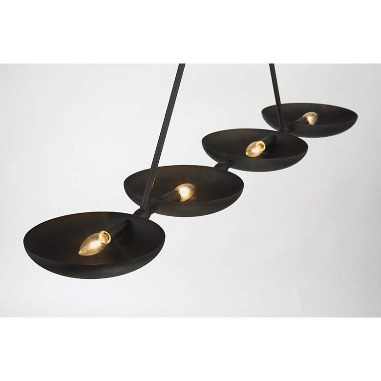 Image 4 George Kovacs Undertas 4-Light Iron Ore Island Chandelier more views