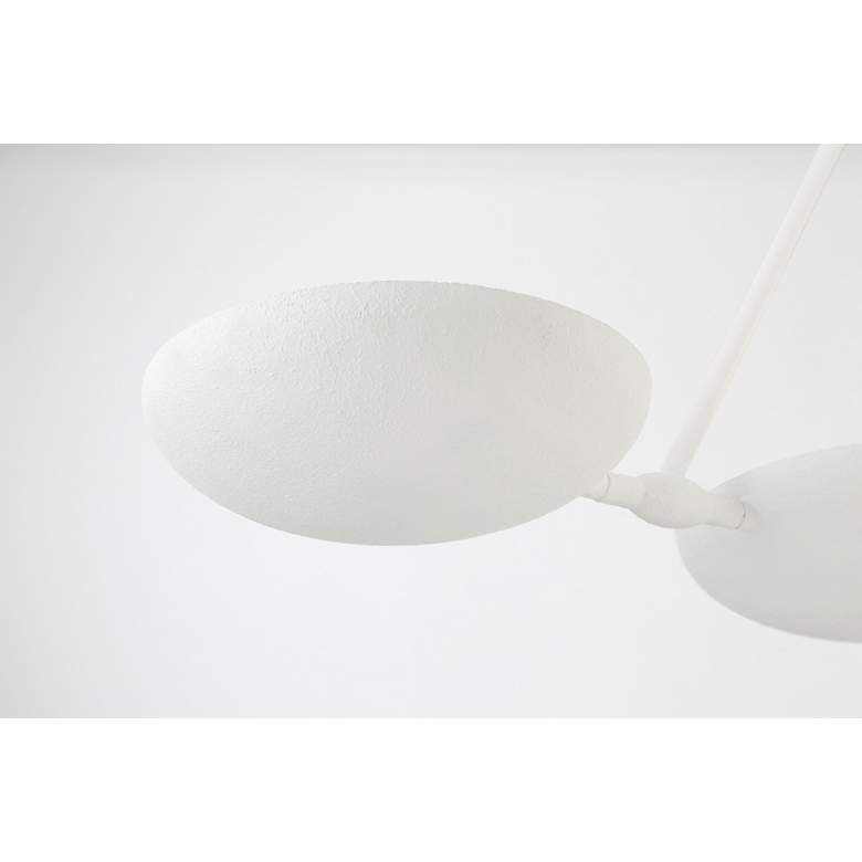 Image 5 George Kovacs Undertas 4-Light Piastra Plaster Island Chandelier more views