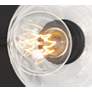 3_George Kovacs Vapors 2-Light Black Vanity with Clear Alabaster Glass Shade more views