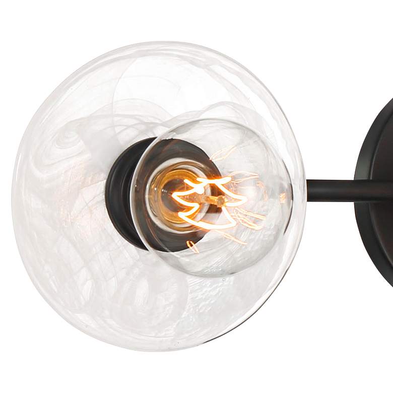 Image 2 George Kovacs Vapors 23 1/4" Wide Coal 3-Light Bath Light more views