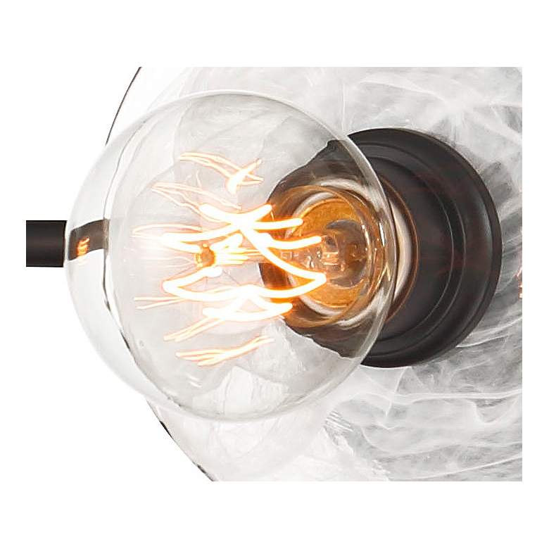 Image 3 George Kovacs Vapors 23 1/4" Wide Coal 3-Light Bath Light more views