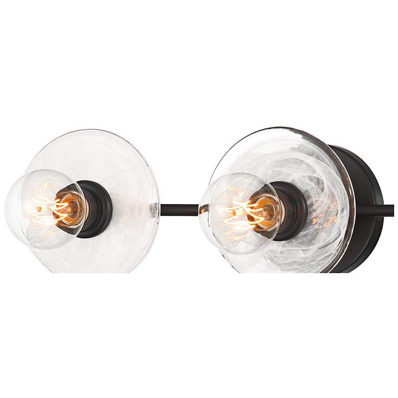 Image 4 George Kovacs Vapors 23 1/4" Wide Coal 3-Light Bath Light more views