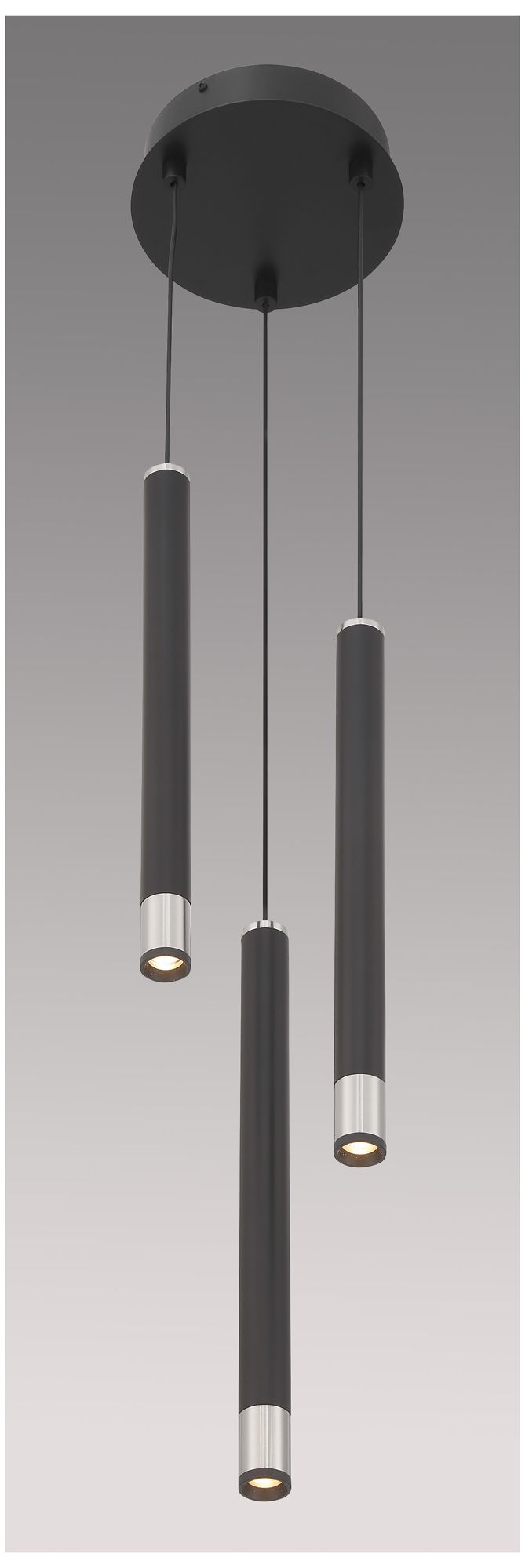 Image 5 George Kovacs Wand LED Coal and Brushed Nickel Pendant more views